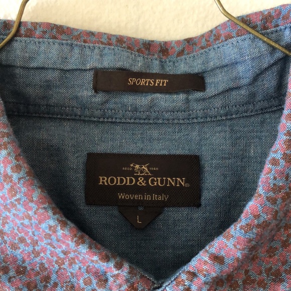 Large Rods & Gunn Sports Fit SS Button Down - Picture 2 of 4